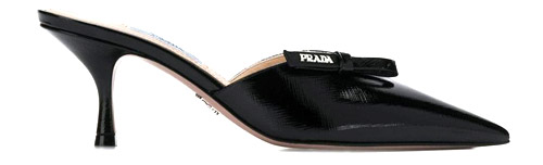 Pointed Leather Mules – Prada 